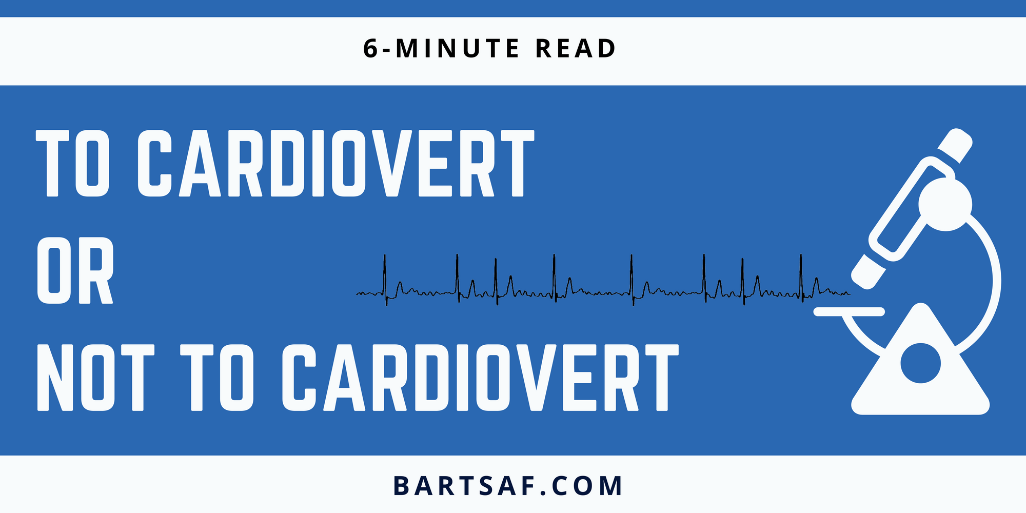 To cardiovert or not cardiovert?