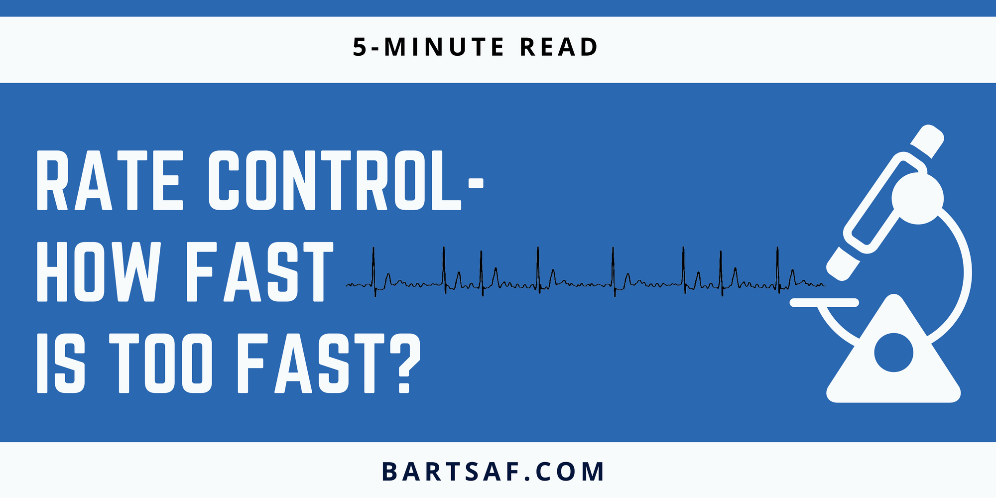 Rate control- how fast is too fast?