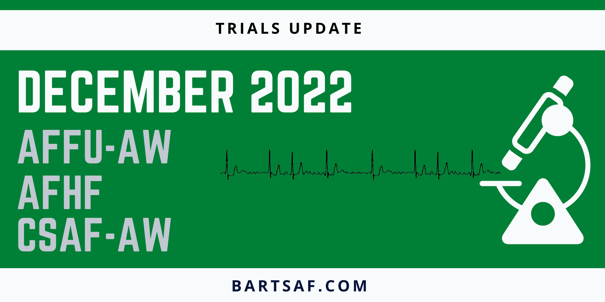 December Trials update: AFFU-AW, AFHF, CSAF-AW